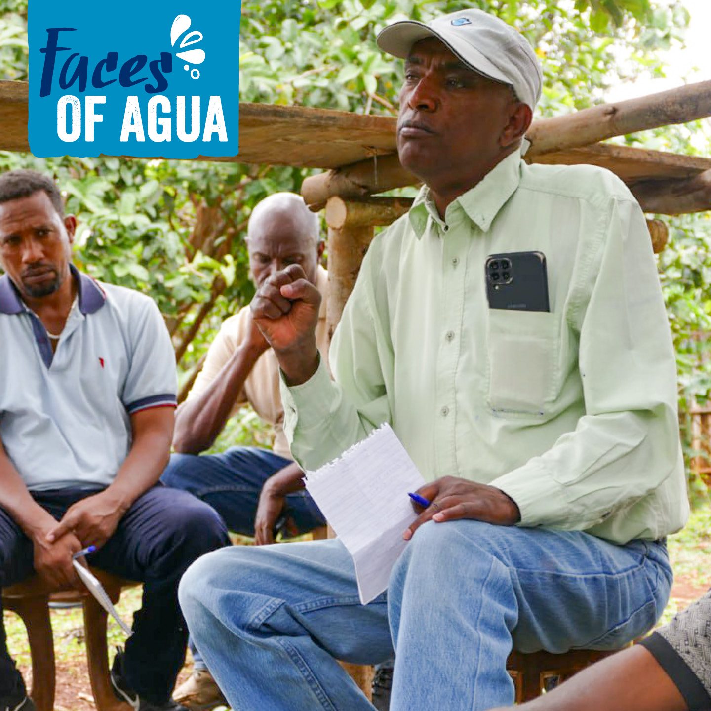 Faces of Agua: Nachhaltige WASH-Systeme. Muluken Emagnu bei einem Vortrag